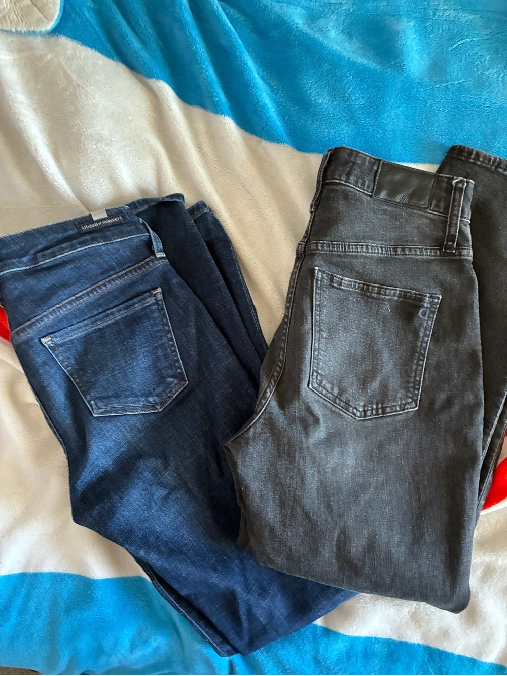 Citizens Of Humanity Jeans Bundle Dark Wash Size 24, Madewell Vintage straight